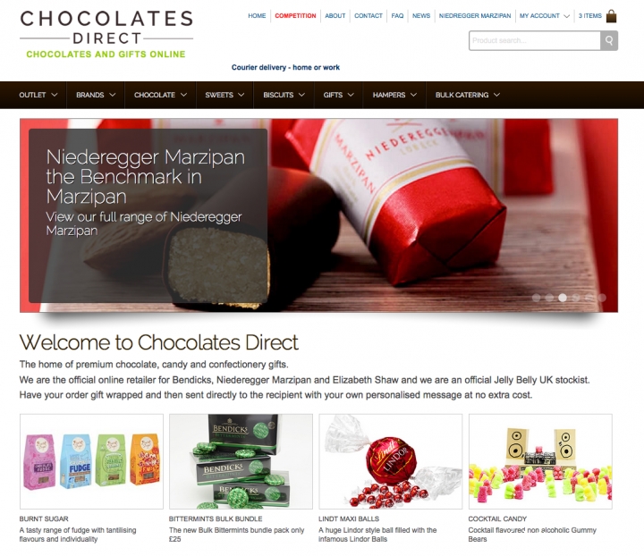 Chocolates Direct - online store