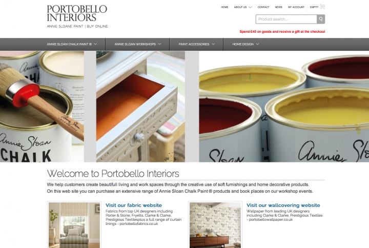 Portobello Interiors Annie Sloan Paint Sales