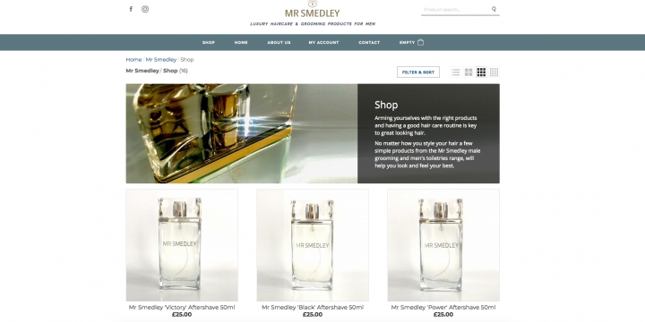 Mr Smedley Site rebuild and stock control system April 2020