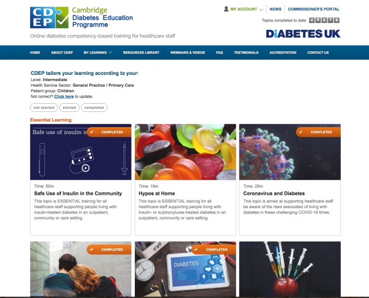 CDEP Cambridge Diabetes Education Program