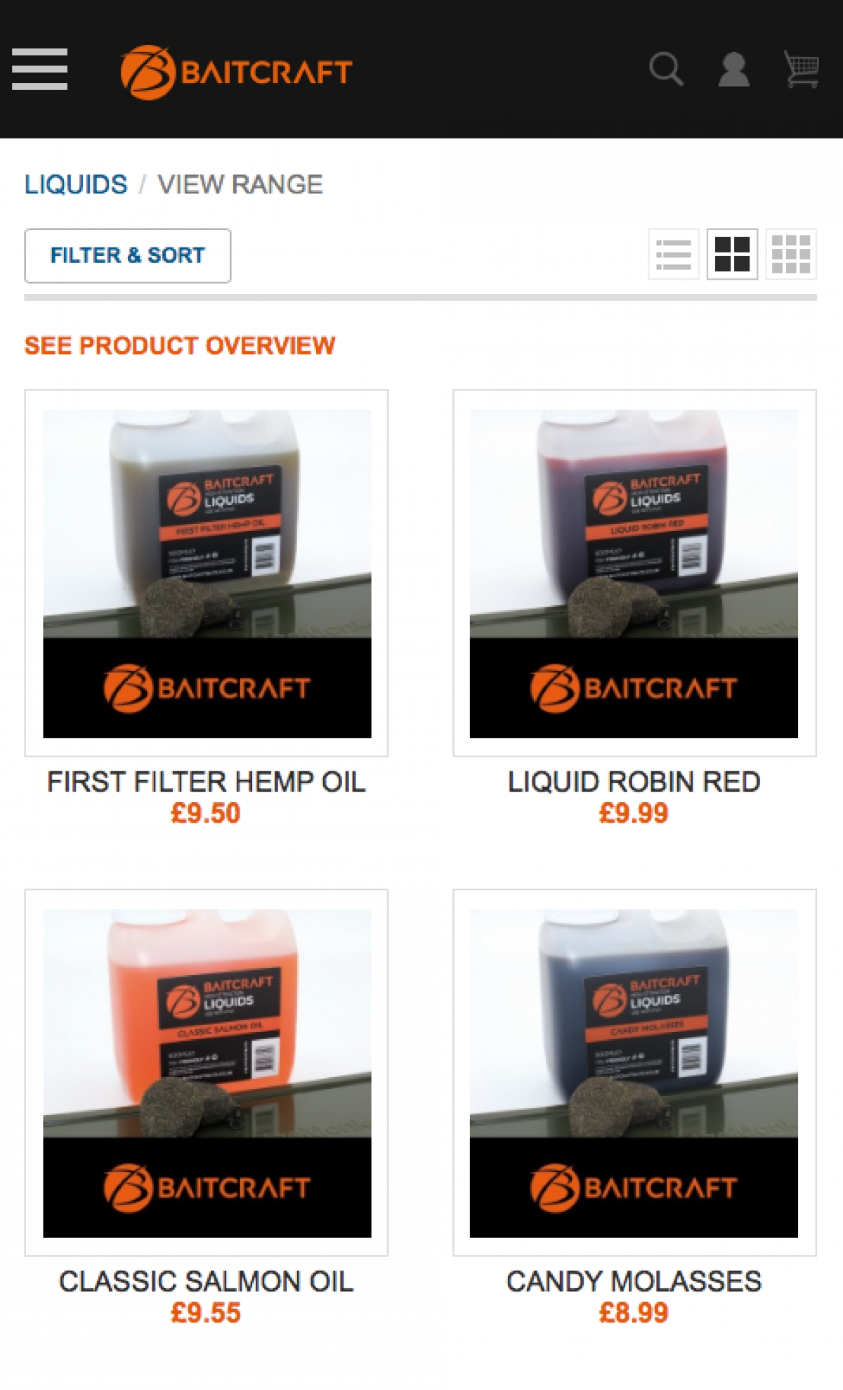 Bait Craft, fishing bait Online store and website