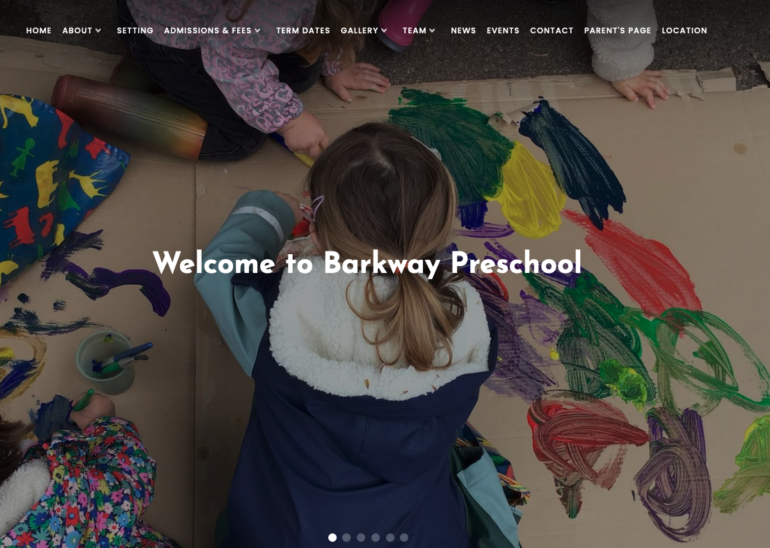 Barkway Preschool Website New mobile responsive, secure site for local preschool
