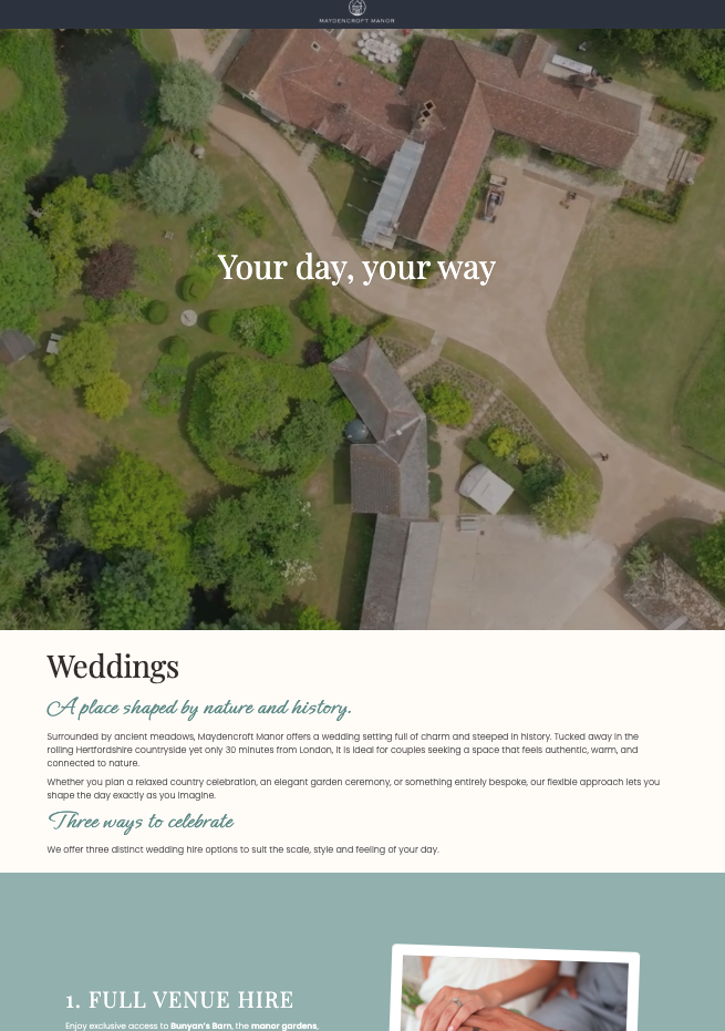 Maydencroft Manor A historic manor with a modern purpose