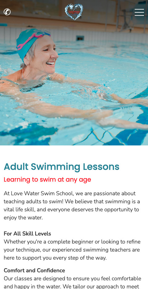 Love Water Swim School Our aim is to provide a positive and supportive learning environment that fosters a lifelong love of swimming and water safety.